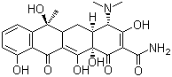 结构式 CAS# 60-54-8, 四环素; 四环素碱