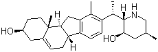 structure of CAS# 60-70-8, NSC 17821;NSC 23880; (2S,3R,5S)-5-Methyl-2-[(1S)-1-[(3S,6aR,11aS,11bR)-2,3,4,6,6a,11,11a,11b-octahydro-3-hydroxy-10,11b-dimethyl-1H-benzo[a]fluoren-9-yl]ethyl]-3-piperidinol