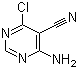 结构式 CAS# 60025-09-4, 4-氨基-5-氰基-6-氯嘧啶