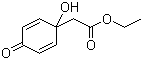 structure of CAS# 60263-06-1, Ethyl (1-hydroxy-4-oxocyclohexa-2,5-dien-1-yl)acetate  ;Jacaranone ethyl ester; NSC 289072; NSC 658398