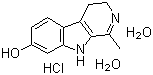 Harmalol hydrochloride dihydrate molecular structure (CAS 6028-00-8)