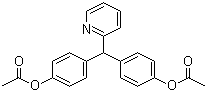 structure of CAS# 603-50-9, Bisacodyl;Dulcolax; 4,4'-(2-Pyridylmethylene)bisphenol diacetate; [4-[(4-Acetyloxyphenyl)-pyridin-2-ylmethyl]phenyl] acetate