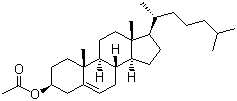 结构式 CAS# 604-35-3, 胆固醇醋酸酯; 胆固醇乙酸酯
