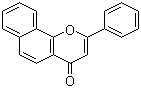 结构式 CAS# 604-59-1, 7,8-苯并黄酮; alpha-萘黄酮
