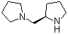 structure of CAS# 60419-23-0, (R)-(-)-1-(2-Pyrrolidinylmethyl)pyrrolidine