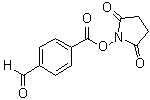 structure of CAS# 60444-78-2, Succinimidyl 4-formylbenzoate;4-Carboxybenzaldehyde N-hydroxysuccinimide ester; SFB; SFB (crosslinking agent); Succinimidyl p-formylbenzoate