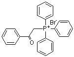 structure of CAS# 6048-29-9, (Benzoylmethyl)triphenylphosphonium bromide;Triphenylphenacylphosphonium bromide