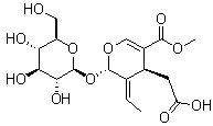 Oleoside 11-methyl ester molecular structure (CAS 60539-23-3)