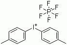 structure of CAS# 60565-88-0, Bis(4-methylphenyl)iodonium hexafluorophosphate;Iodonium bis(4-methylphenyl)hexafluorophosphate