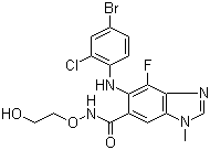 AZD 6244 molecular structure (CAS 606143-52-6)