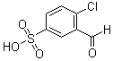 4-Chloro-3-formylbenzenesulfonic acid molecular structure (CAS 60767-69-3)