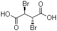 结构式 CAS# 608-36-6, 2,3-二溴丁二酸
