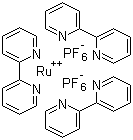 结构式 CAS# 60804-74-2, 三(2,2'-联吡啶)钌二(六氟磷酸)盐