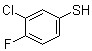 structure of CAS# 60811-23-6, 3-Chloro-4-fluorothiophenol;3-Chloro-4-fluorobenzenethiol