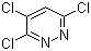 3,4,6-Trichloropyridazine molecular structure (CAS 6082-66-2)