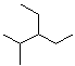 结构式 CAS# 609-26-7, 3-乙基-2-甲基戊烷