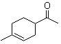 structure of CAS# 6090-09-1, 4-Acetyl-1-methyl-1-cyclohexene;4-Methyl-3-cyclohexen-1-yl methyl ketone