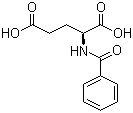 structure of CAS# 6094-36-6, N-Benzoyl-L-glutamic acid