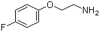 结构式 CAS# 6096-89-5, 2-(4-氟苯氧基)乙胺
