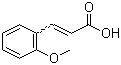 结构式 CAS# 6099-03-2, 2-甲氧基肉桂酸
