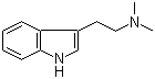 structure of CAS# 61-50-7, N,N-Dimethyltryptamine;N,N-Dimethyl-1H-indole-3-ethylamine