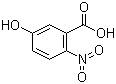 结构式 CAS# 610-37-7, 5-羟基-2-硝基苯甲酸
