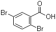 结构式 CAS# 610-71-9, 2,5-二溴苯甲酸