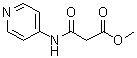 structure of CAS# 610281-60-2, 3-Oxo-3-(4-pyridinylamino)propanoic acid methyl ester