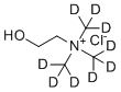 结构式 CAS# 61037-86-3, 甲基-D9-胆碱氯化物