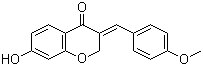 结构式 CAS# 610778-85-3, Isobonducellin; (3Z)-2,3-二氢-7-羟基-3-[(4-甲氧基苯基)亚甲基]-4H-1-苯并吡喃-4-酮