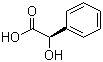 structure of CAS# 611-71-2, (R)-Mandelic acid;(R)-alpha-Hydroxy-benzeneacetic acid; (R)-2-Phenylglycolic acid; (R)-2-Hydroxy-2-phenylacetic acid