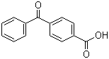 4-Benzoylbenzoic acid molecular structure (CAS 611-95-0)