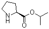 structure of CAS# 61114-37-2, L-Proline isopropyl ester;Isopropyl (S)-prolinate