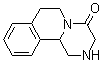 structure of CAS# 61196-37-0, DL-Praziquanamine;1,2,3,6,7,11b-Hexahydro-4H-pyrazino[2,1-a]isoquinolin-4-one; (±)-Praziquanamine