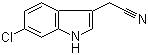 structure of CAS# 61220-58-4, 6-Chloroindole-3-acetonitrile