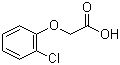结构式 CAS# 614-61-9, 邻氯苯氧乙酸; 2-氯苯氧乙酸