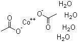 结构式 CAS# 6147-53-1, 四水合乙酸钴
