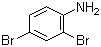 structure of CAS# 615-57-6, 2,4-Dibromoaniline;2,4-Dibromobenzenamine