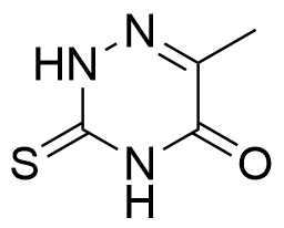 6-氮杂-2-硫代胸腺嘧啶分子结构 (CAS 615-76-9)
