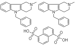 Mebhydrolin napadisylate molecular structure (CAS 6153-33-9)