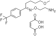 Fluvoxamine maleate molecular structure (CAS 61718-82-9)