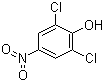 结构式 CAS# 618-80-4, 2,6-二氯-4-硝基苯酚