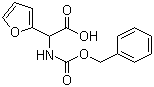 structure of CAS# 61886-78-0, Cbz-2-amino-2-furanacetic acid