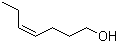 structure of CAS# 6191-71-5, (Z)-4-Hepten-1-ol;(4Z)-4-Hepten-1-ol; cis-4-Hepten-1-ol