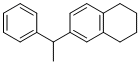 1,2,3,4-四氢-6-(1-苯基乙基)-萘分子结构 (CAS 6196-98-1)