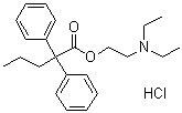 盐酸普罗地芬分子结构 (CAS 62-68-0)