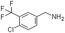 4-Chloro-3-(trifluoromethyl)benzylamine molecular structure (CAS 62039-92-3)