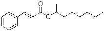 3-Phenyl-2-propenoic acid 1-methylheptyl ester molecular structure (CAS 622-01-5)
