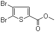 结构式 CAS# 62224-24-2, 4,5-二溴噻吩-2-甲酸甲酯