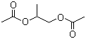 1,2-丙二醇二乙酸酯分子结构 (CAS 623-84-7)